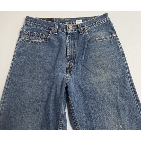 Vintage Levi’s 550 Relaxed Fit Jeans Mens 33x34 Medium Wash Blue Made In USA Y2K - Picture 6 of 16